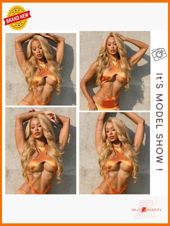 200% Density HD Lace Front Wig Human Hair Body Wave Pre Plucked 13x4 Lace Full main image 3